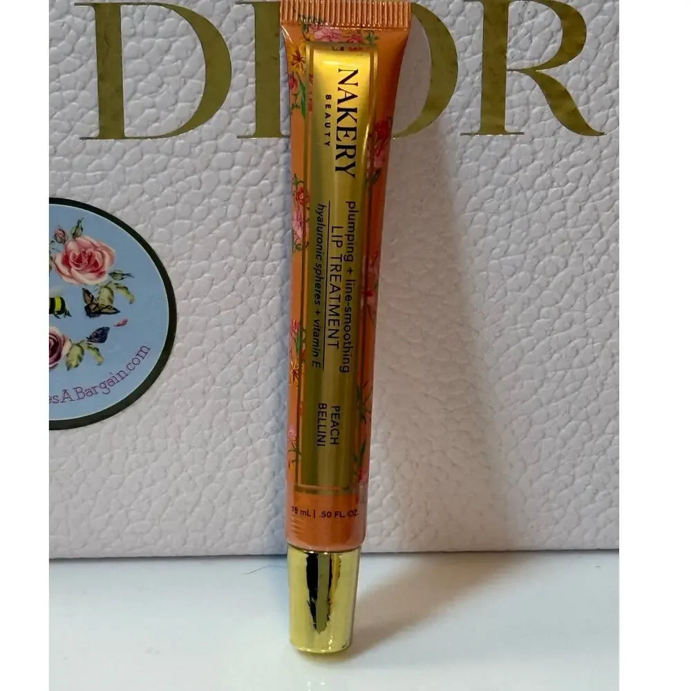 NAKERY Plumping + Line SmoothingLip Treatment 15mL - PEACH BELLINI - SEALED